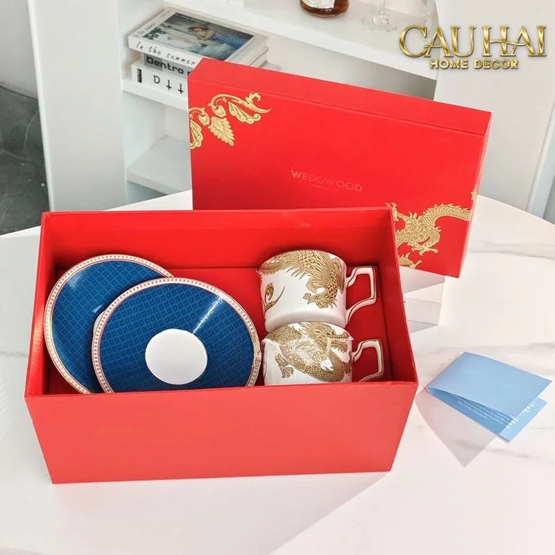 Maison Couture - Set Chén Dĩa Bàn Ăn Long Phụng Eternal Ascendant Tableware Collection-CẬU HAI HOME DECOR