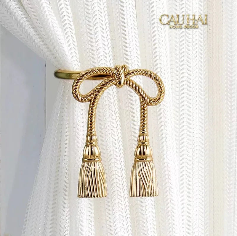 Maison Couture - Set Cột Màn Đồng Brasson Royal Bows Curtain Tieback 2Pcs-CẬU HAI HOME DECOR