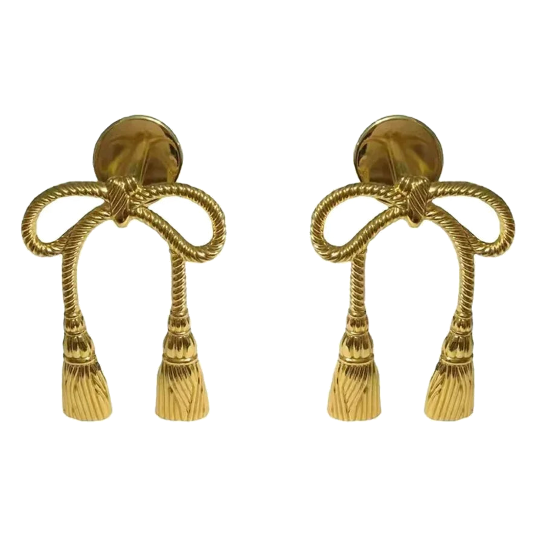 Maison Couture - Set Cột Màn Đồng Brasson Royal Bows Curtain Tieback 2Pcs-RÈM & MÀN CHE-CẬU HAỊ HOME DECOR-CẬU HAI HOME DECOR