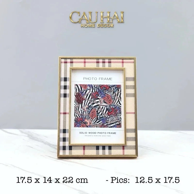 Maison Couture - Set Khung Ảnh Vintage Check Heritage-CẬU HAI HOME DECOR