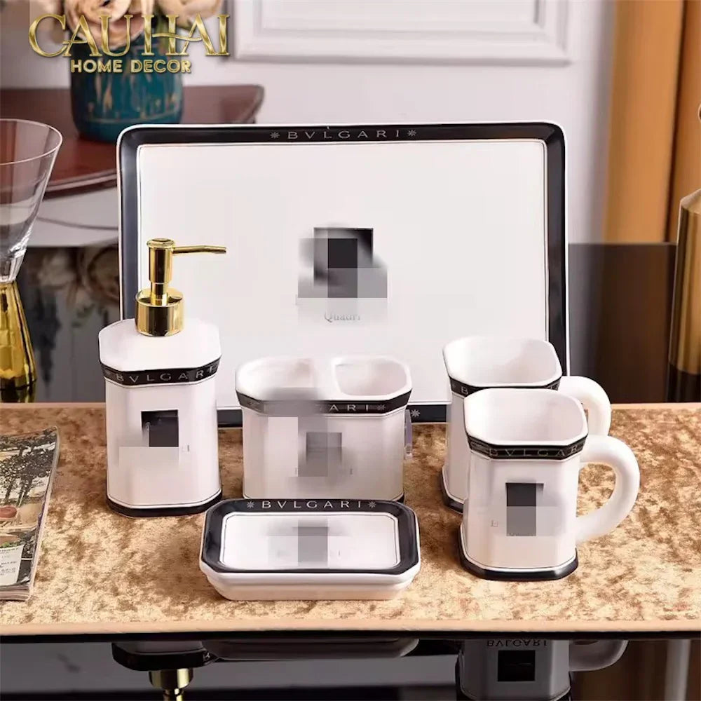 Maison Couture - Set Nhà Tắm BVL Class Belle Vie Luxe Prestige Bathroom Vanity 6pcs-CẬU HAI HOME DECOR