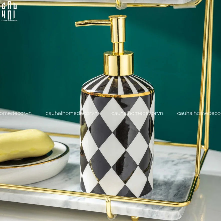 Maison Couture - Set Nhà Tắm Château Clover Signature - L’Atelier Rayé Bathroom Vanity 5pcs-CẬU HAI HOME DECOR