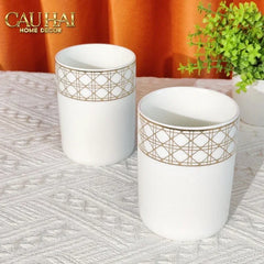 Maison Couture - Set Nhà Tắm D.O Blanc D'Ivoir Cannage Minimal Bathroom Vanity 4Pcs-CẬU HAI HOME DECOR