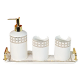 Maison Couture - Set Nhà Tắm D.O Blanc D'Ivoir Cannage Minimal Bathroom Vanity 4Pcs-Set nhà tắm bathroom vanities-Đối tác tại Trung Quốc theo từng đơn đặt hàng-CẬU HAI HOME DECOR