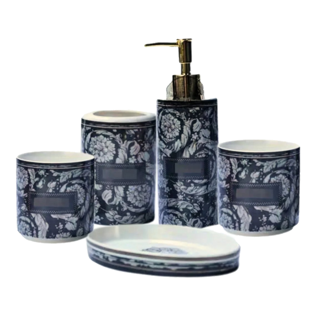 Maison Couture - Set Nhà Tắm V Class Medusa Graphiite Barocco Haze 5Pcs-Set nhà tắm bathroom vanities-Đối tác tại Trung Quốc theo từng đơn đặt hàng-CẬU HAI HOME DECOR