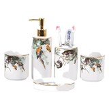 Maison Couture - Set Nhà Tắm Gốm Sứ Jardin Sauvage D'Or 5pcs-Set nhà tắm bathroom vanities-CẬU HAI HOME DECOR-CẬU HAI HOME DECOR