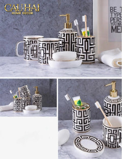 Maison Couture - Set Nhà Tắm GVC Class Symmetry Code · Intellectual Chic Bathroom Vanity 5Pcs-CẬU HAI HOME DECOR
