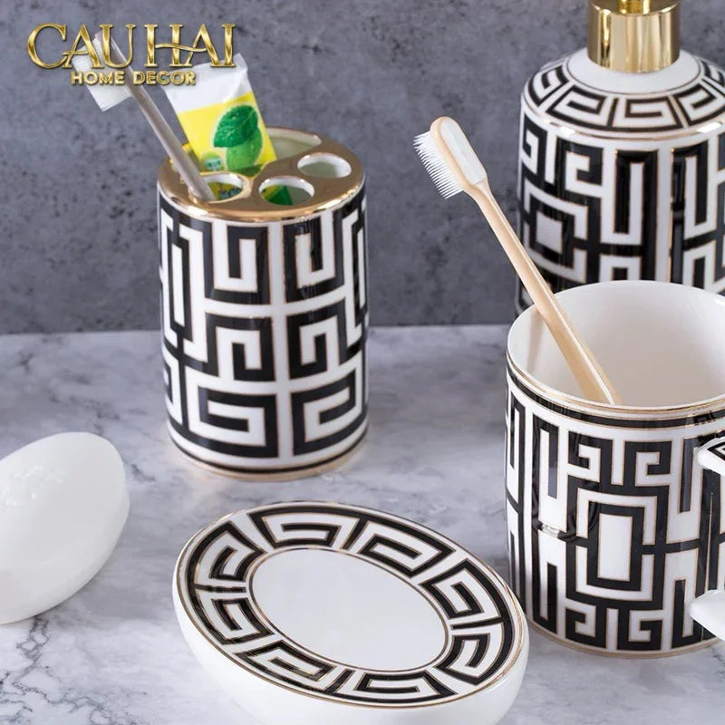 Maison Couture - Set Nhà Tắm GVC Class Symmetry Code · Intellectual Chic Bathroom Vanity 5Pcs-Set nhà tắm bathroom vanities-Đối tác tại Trung Quốc theo từng đơn đặt hàng-CẬU HAI HOME DECOR