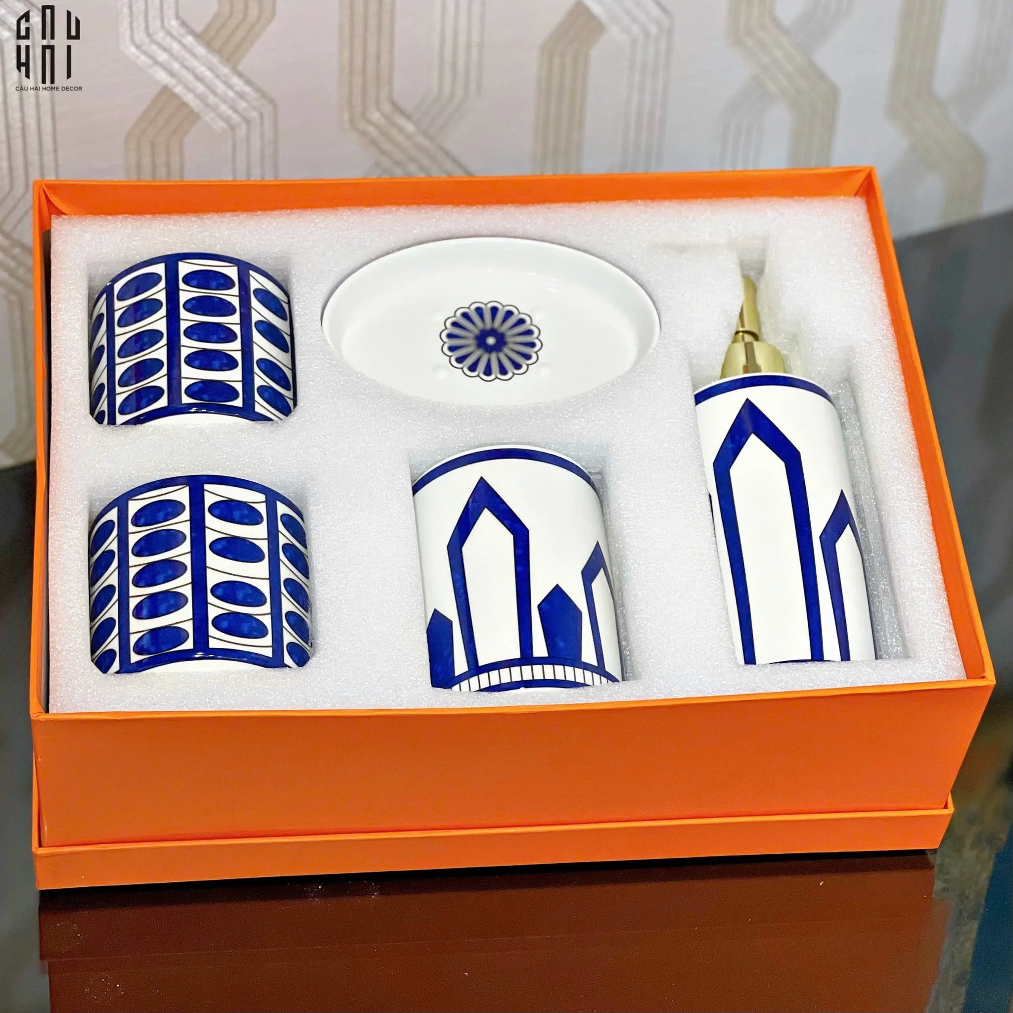 Maison Couture - Set Nhà Tắm H Class Royale Blue Château Bathroom Vanity-CẬU HAI HOME DECOR