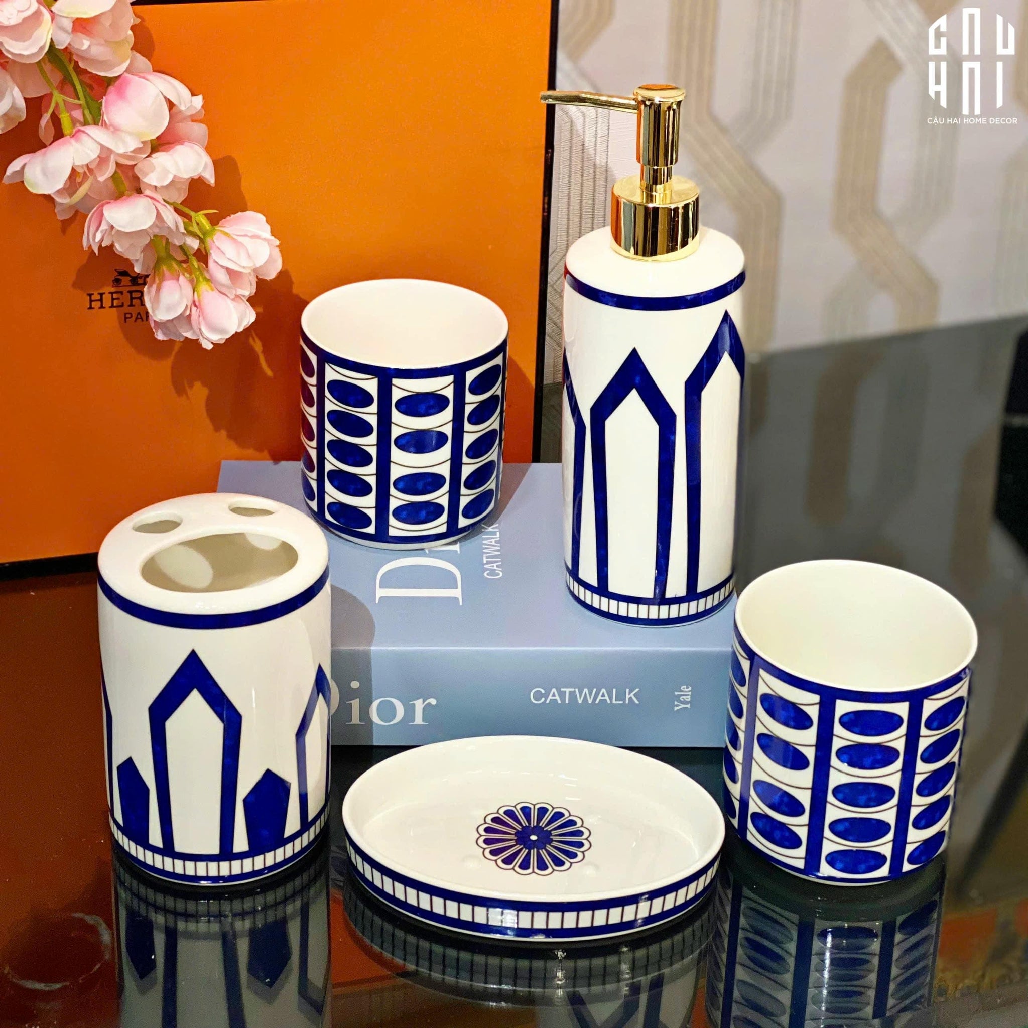 Maison Couture - Set Nhà Tắm H Class Royale Blue Château Bathroom Vanity-CẬU HAI HOME DECOR