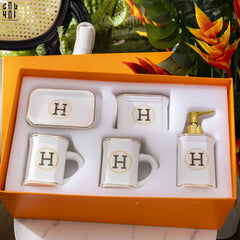 Maison Couture - Set Nhà Tắm Henderson - Pearl White Porcelain Bathroom Vanity 4Pcs-CẬU HAI HOME DECOR