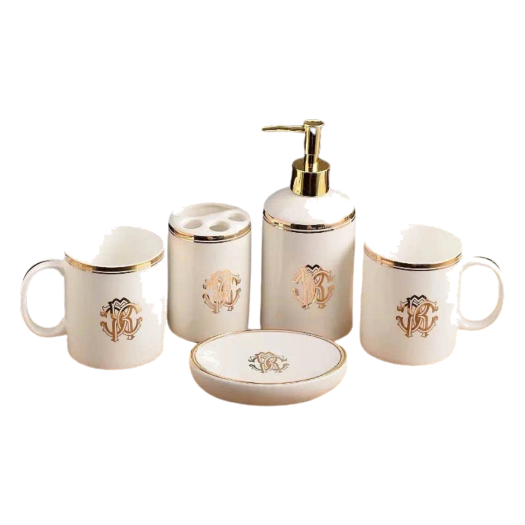 Maison Couture - Set Nhà Tắm RC Class Renaissance Cavalli D’Ivoire 5Pcs Bathroom Vanity-Set nhà tắm bathroom vanities-Đối tác tại Trung Quốc theo từng đơn đặt hàng-CẬU HAI HOME DECOR