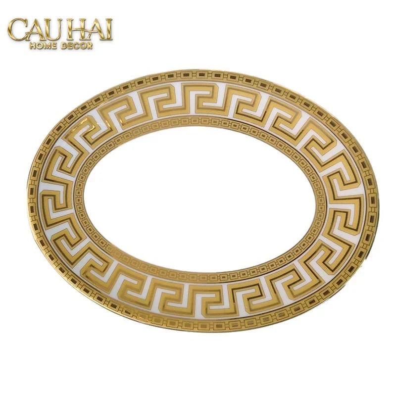 Maison Couture - Set Nhà Tắm V Class Medusa Golden Greek Key Bathroom Vanity 5Pcs-CẬU HAI HOME DECOR