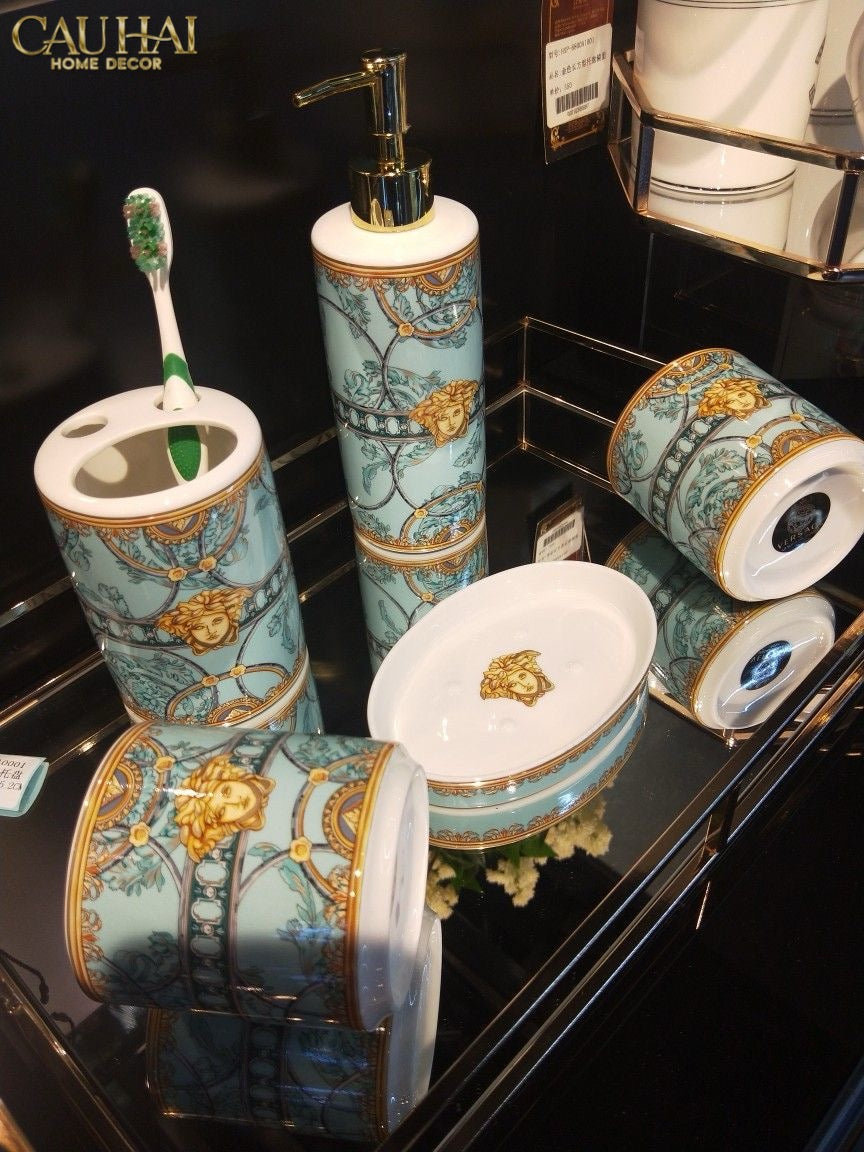 Maison Couture - Set Nhà Tắm V Class Medusa Scala Del Palazzo . 5Pcs Bathroom Vanities-CẬU HAI HOME DECOR