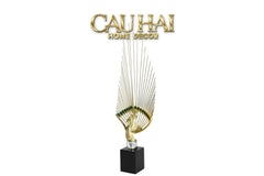 Maison Couture - Set Tượng Khổng Tước Éventail de l’Empereur Plumage de Paon H66-CẬU HAI HOME DECOR