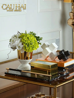 Maison Couture - Set Tượng Marble Cross Reflection - Ss25-CẬU HAI HOME DECOR