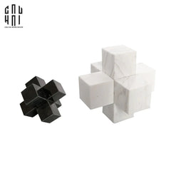 Maison Couture - Set Tượng Marble Cross Reflection - Ss25-CẬU HAI HOME DECOR