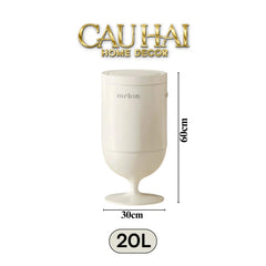 Maison Couture - Thùng Rác Cảm Biến Premium Blanc Coupe de Mr Bin 20L - Auto Lid D32 H61-CẬU HAI HOME DECOR
