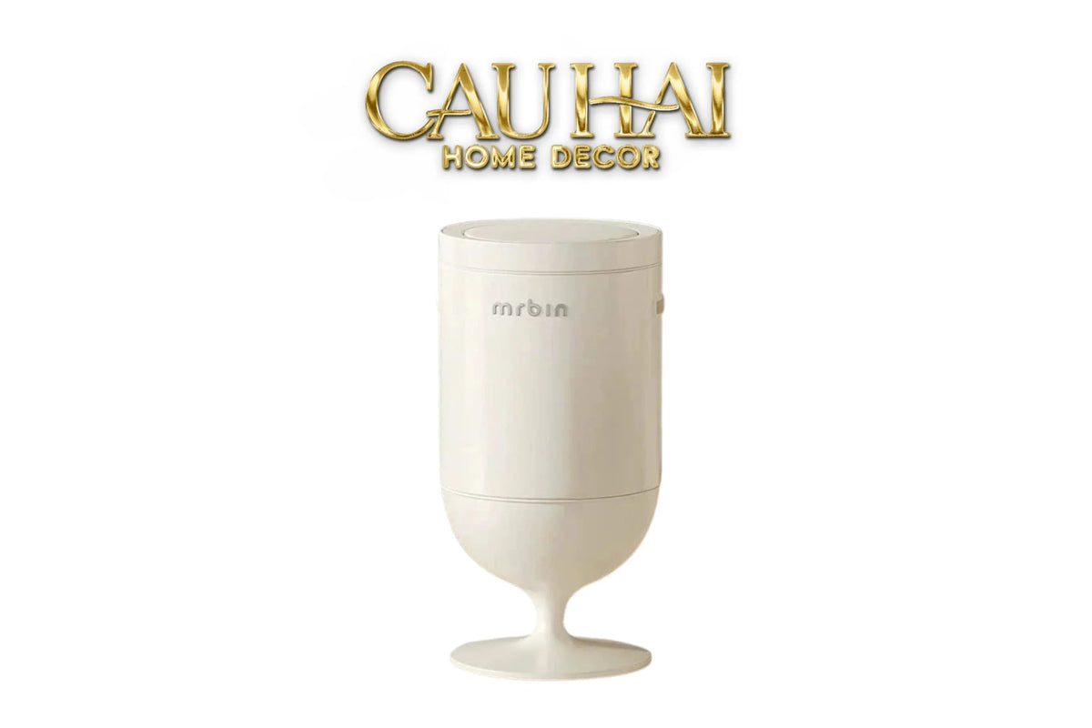 Maison Couture - Thùng Rác Cảm Biến Premium Blanc Coupe de Mr Bin 20L - Auto Lid-Thùng Rác-Đối tác tại Trung Quốc theo từng đơn đặt hàng-CẬU HAI HOME DECOR