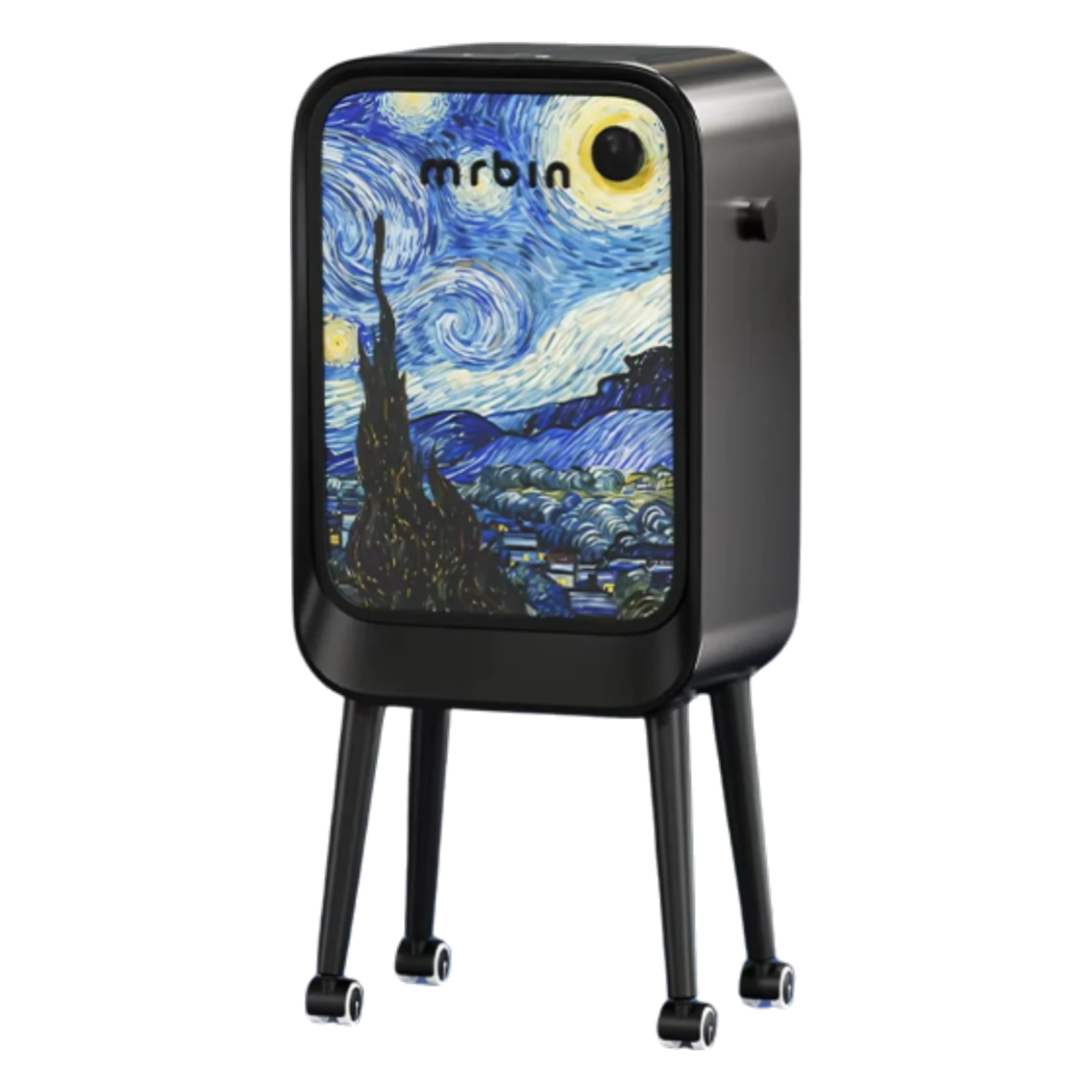 Maison Couture - Thùng Rác Mr Bin Automatic TV Van Gogh Version Limited 20L 31.4x65-Thùng Rác-CẬU HAI HOME DECOR-CẬU HAI HOME DECOR