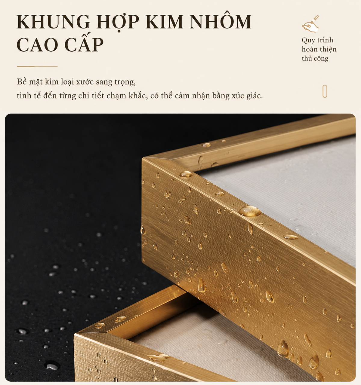 Maison Couture — Tranh Canvas Khung Nhôm Kháng Nước Équestre Royal H Class Gold With Line Wire Art 90x150-Tranh Canvas-CẬU HAI HOME DECOR-CẬU HAI HOME DECOR