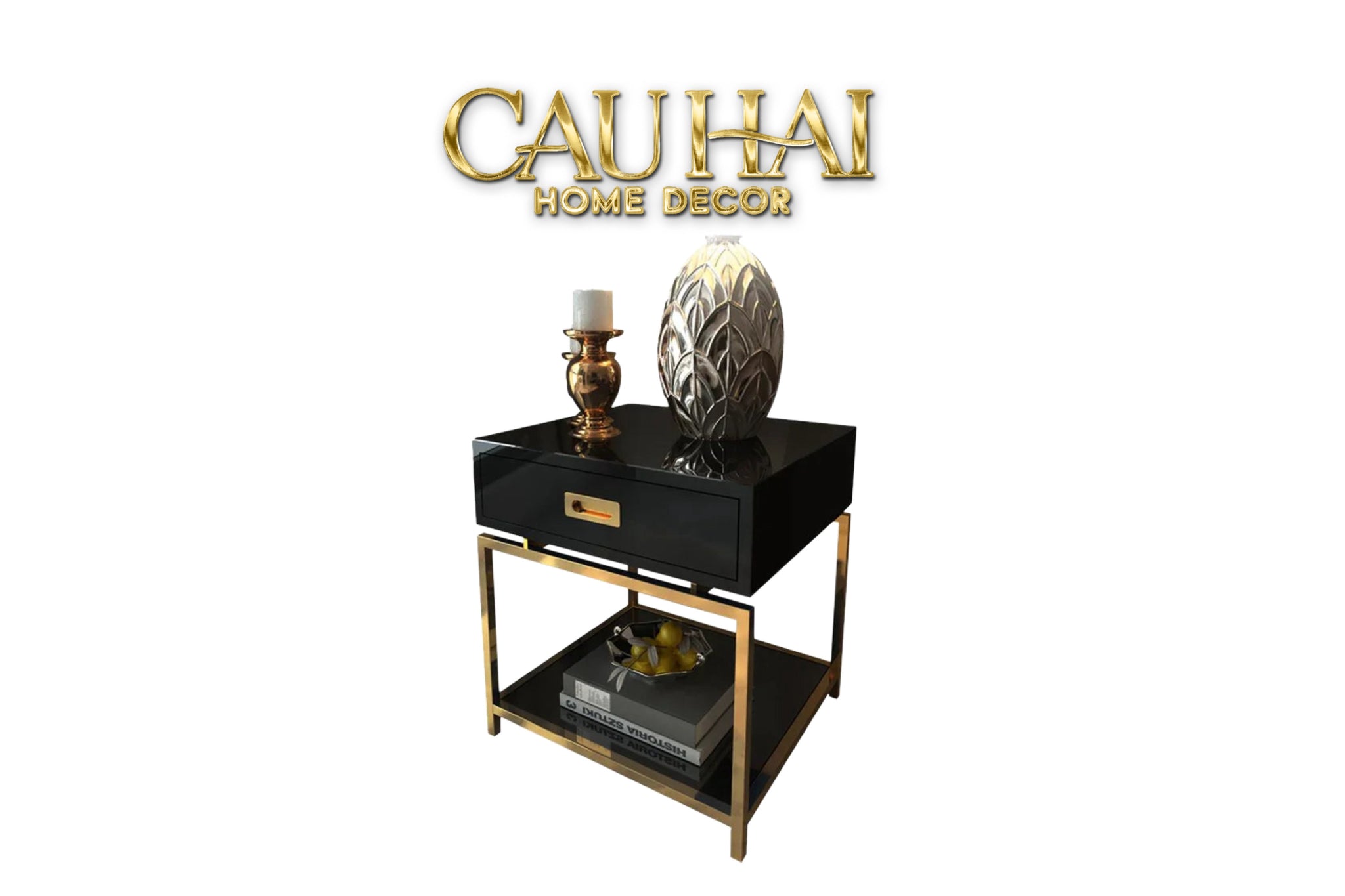 Maison Couture - Tủ Đầu Giường Cao Cấp Alure Premium 2K 48x55x60-CẬU HAI HOME DECOR