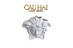 Maison Couture - Tượng Bình Hoa Medusa V Class Vase - Blue / Blanc-CẬU HAI HOME DECOR