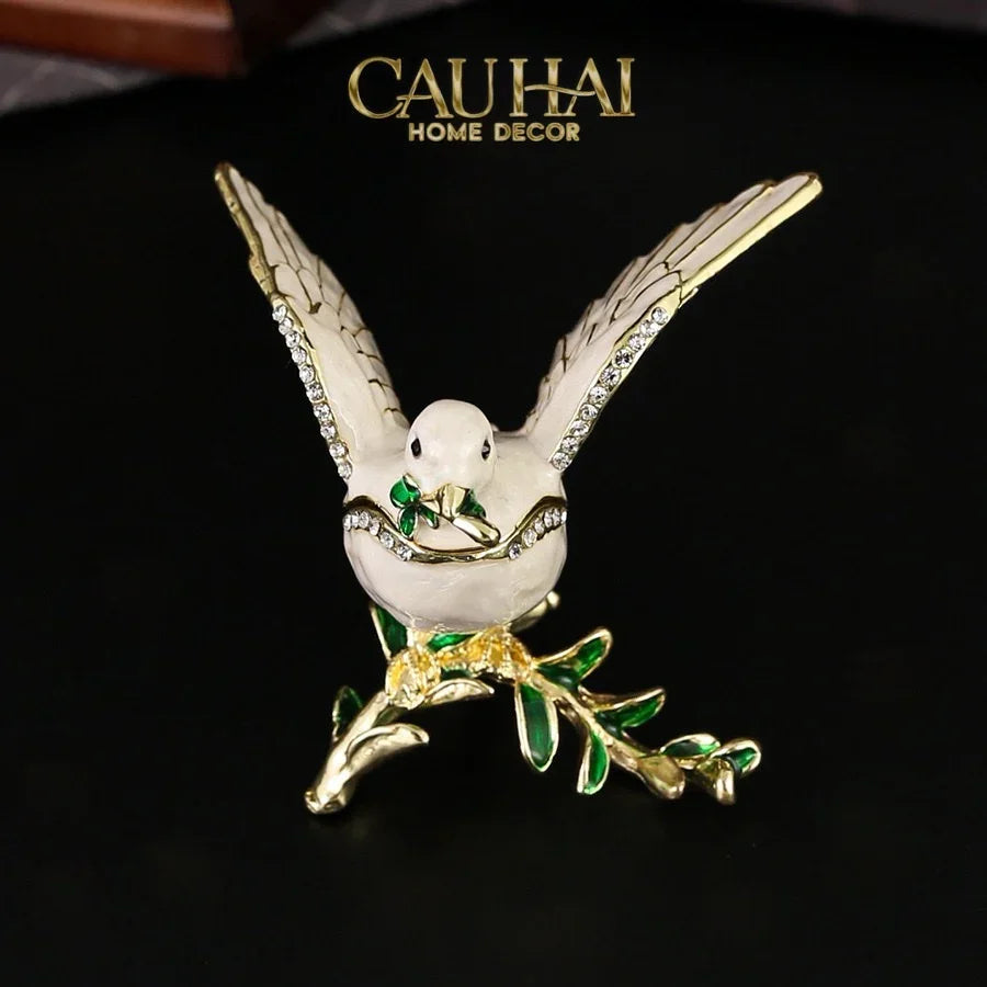 Maison Couture - Tượng Chim Persian Jewelry Box Avian Bijoux-CẬU HAI HOME DECOR