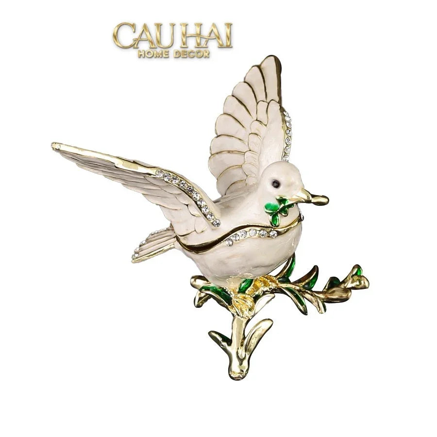 Maison Couture - Tượng Chim Persian Jewelry Box Avian Bijoux-CẬU HAI HOME DECOR