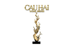 Maison Couture - Tượng Dòng Chảy Thịnh Vượng - La Montée d’Or – Golden Ascending Flow H83-CẬU HAI HOME DECOR