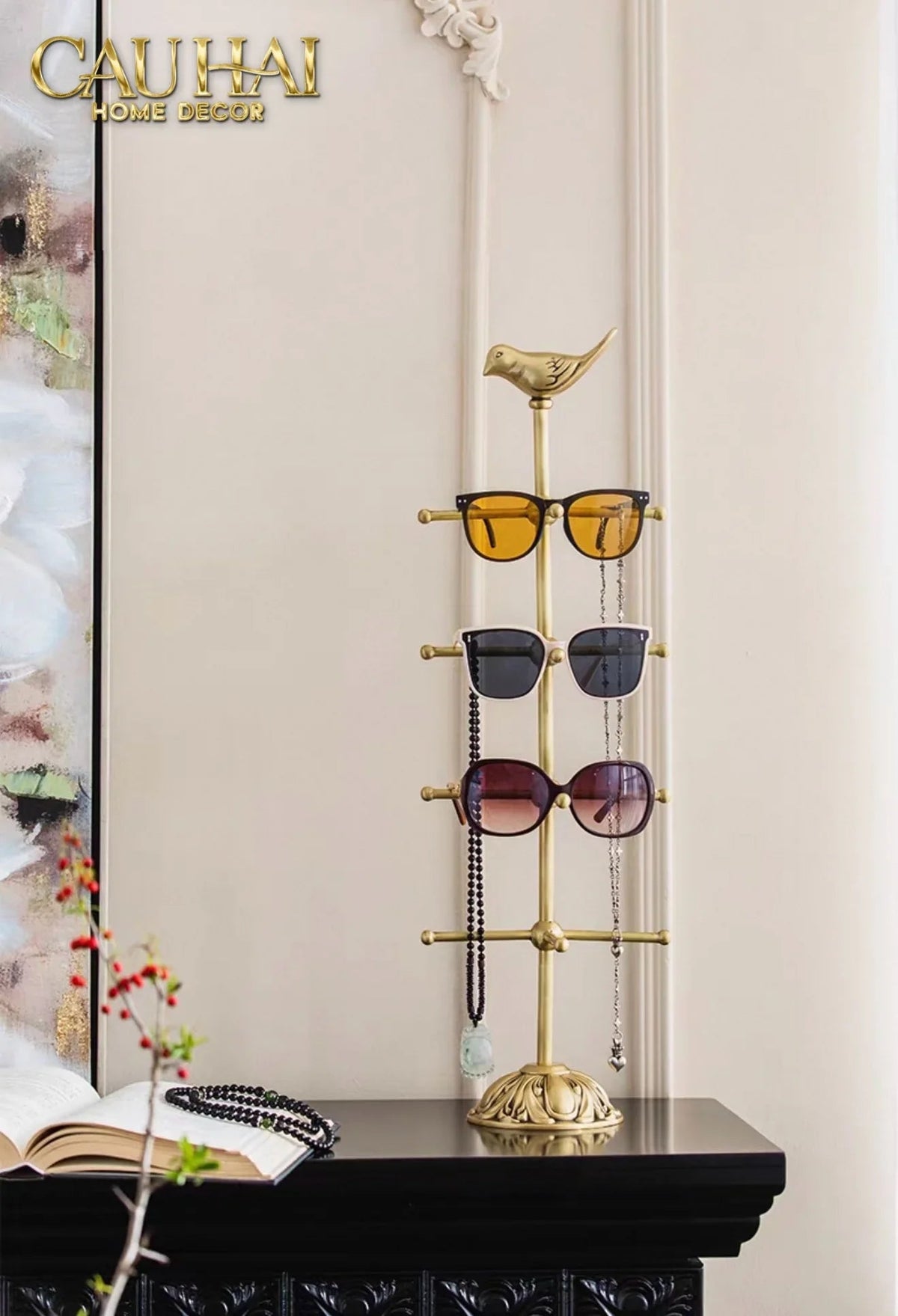 Maison Couture - Tượng Đồng Giá Kệ Treo Phụ Kiện Accessories Brasson L’Oiseau Vanity Set-TƯỢNG TRANG TRÍ-CẬU HAI HOME DECOR-CẬU HAI HOME DECOR