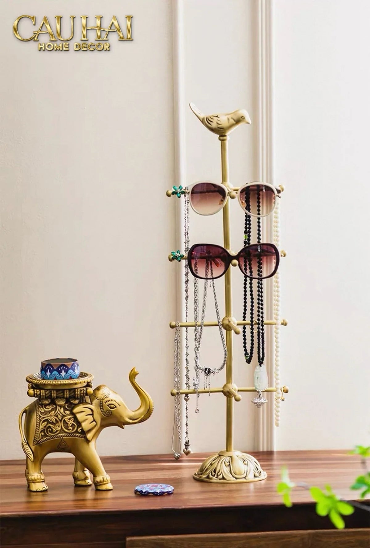 Maison Couture - Tượng Đồng Giá Kệ Treo Phụ Kiện Accessories Brasson L’Oiseau Vanity Set-TƯỢNG TRANG TRÍ-CẬU HAI HOME DECOR-CẬU HAI HOME DECOR