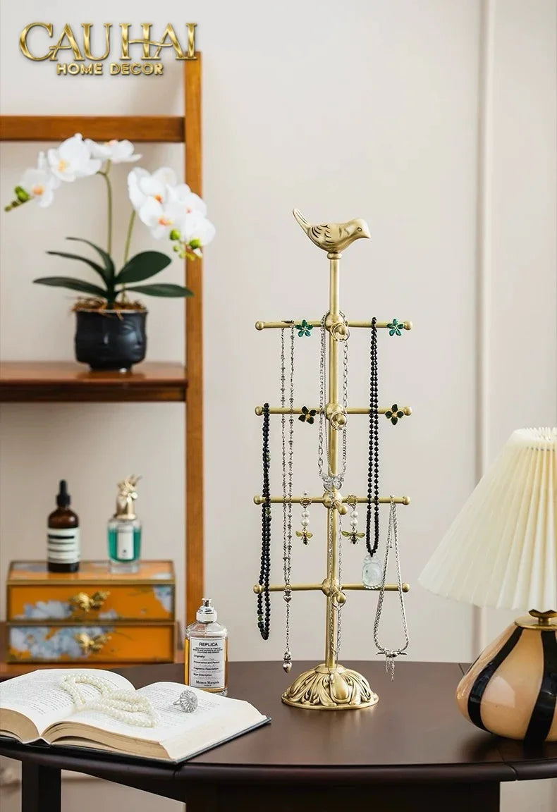 Maison Couture - Tượng Đồng Giá Kệ Treo Phụ Kiện Accessories Brasson L’Oiseau Vanity Set-TƯỢNG TRANG TRÍ-CẬU HAI HOME DECOR-CẬU HAI HOME DECOR