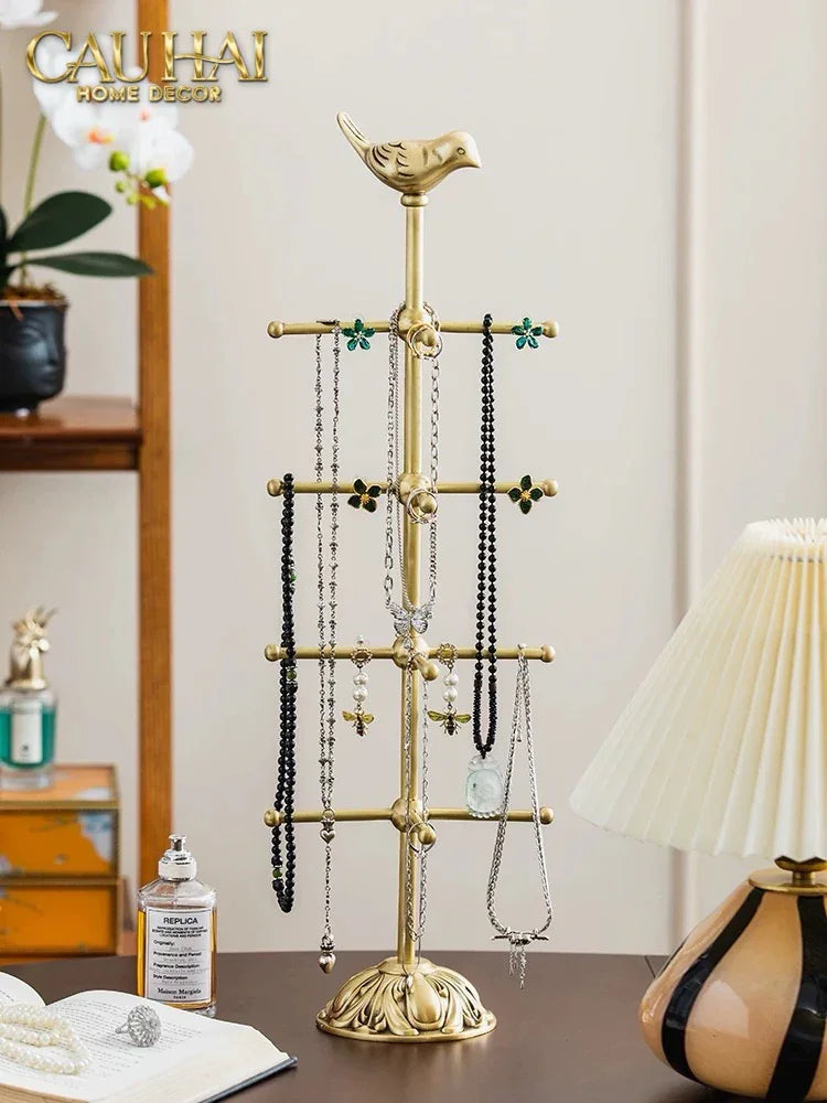 Maison Couture - Tượng Đồng Giá Kệ Treo Phụ Kiện Accessories Brasson L’Oiseau Vanity Set-TƯỢNG TRANG TRÍ-CẬU HAI HOME DECOR-CẬU HAI HOME DECOR