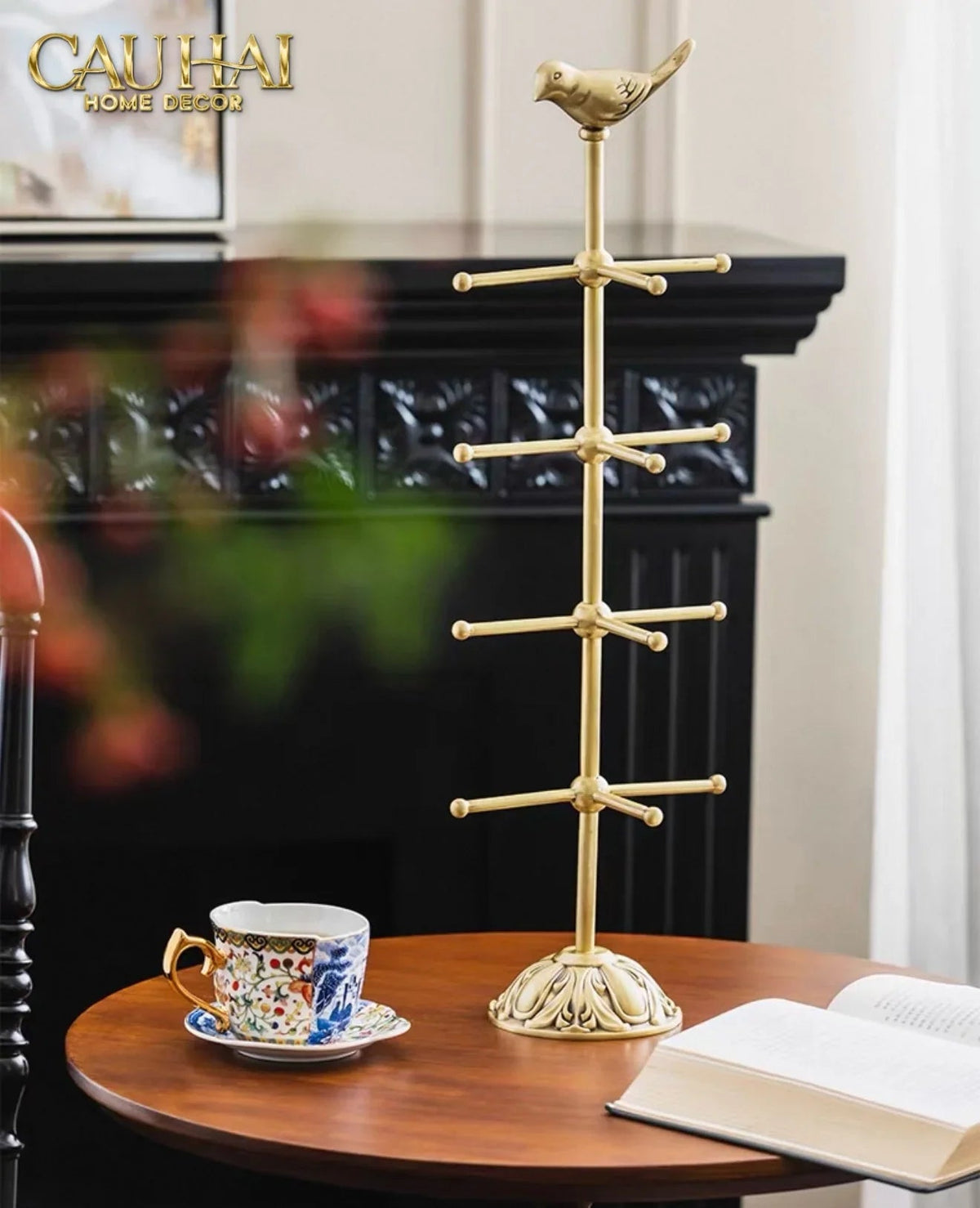Maison Couture - Tượng Đồng Giá Kệ Treo Phụ Kiện Accessories Brasson L’Oiseau Vanity Set-TƯỢNG TRANG TRÍ-CẬU HAI HOME DECOR-CẬU HAI HOME DECOR