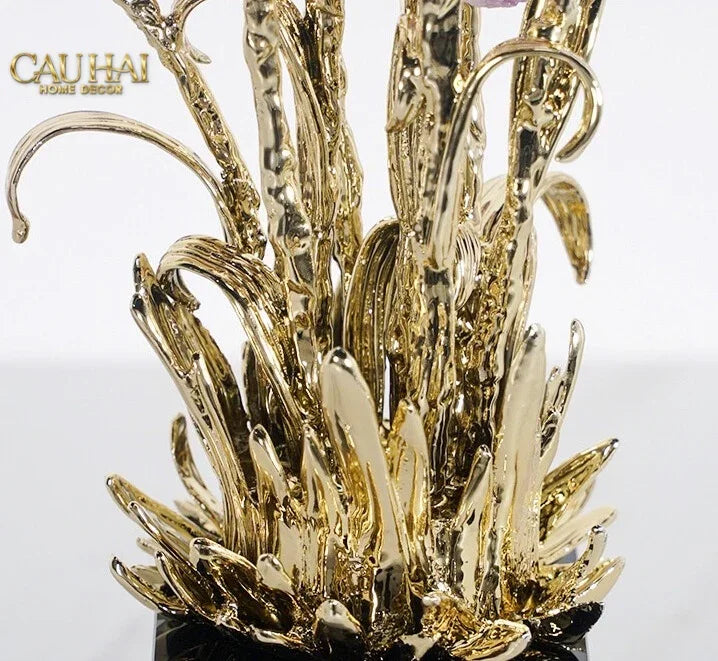 Maison Couture - Tượng Đồng Lúa Mì Brasson Épi Doré Amethyst Harvest House H100-CẬU HAI HOME DECOR