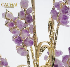 Maison Couture - Tượng Đồng Lúa Mì Brasson Épi Doré Amethyst Harvest House H100-CẬU HAI HOME DECOR