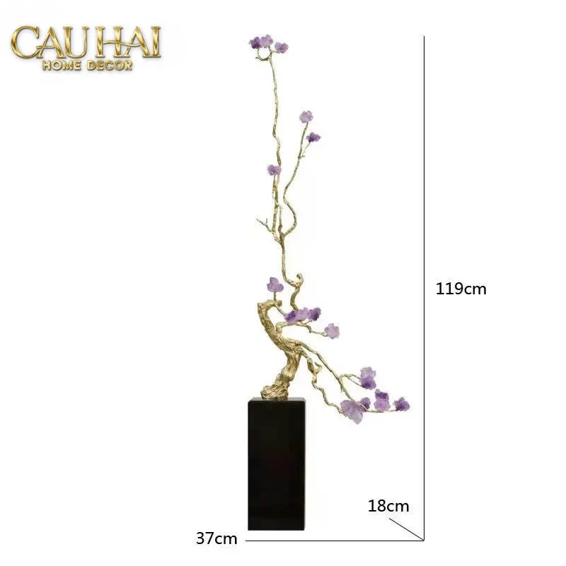Maison Couture - Tượng Đồng Lúa Mì Brasson Épi Doré Amethyst Harvest House H100-CẬU HAI HOME DECOR