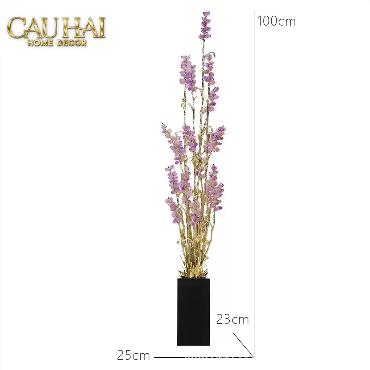 Maison Couture - Tượng Đồng Lúa Mì Brasson Épi Doré Amethyst Harvest House H100-CẬU HAI HOME DECOR