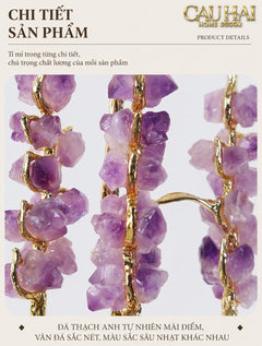 Maison Couture - Tượng Đồng Lúa Mì Brasson Épi Doré Amethyst Harvest House H100-CẬU HAI HOME DECOR