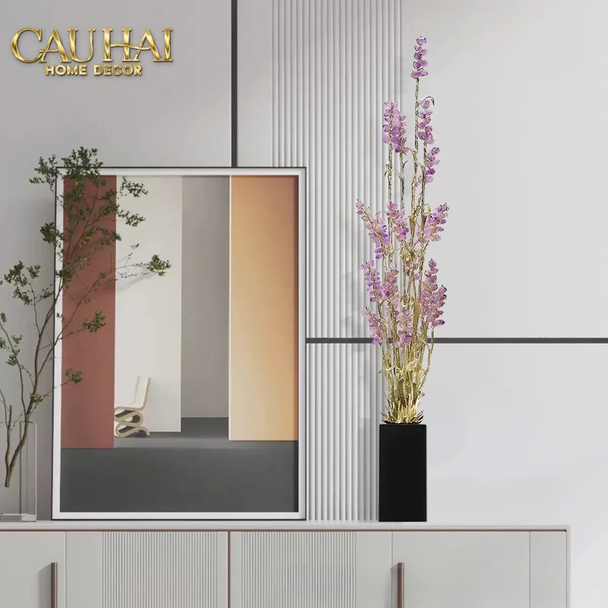 Maison Couture - Tượng Đồng Lúa Mì Brasson Épi Doré Amethyst Harvest House H100-CẬU HAI HOME DECOR