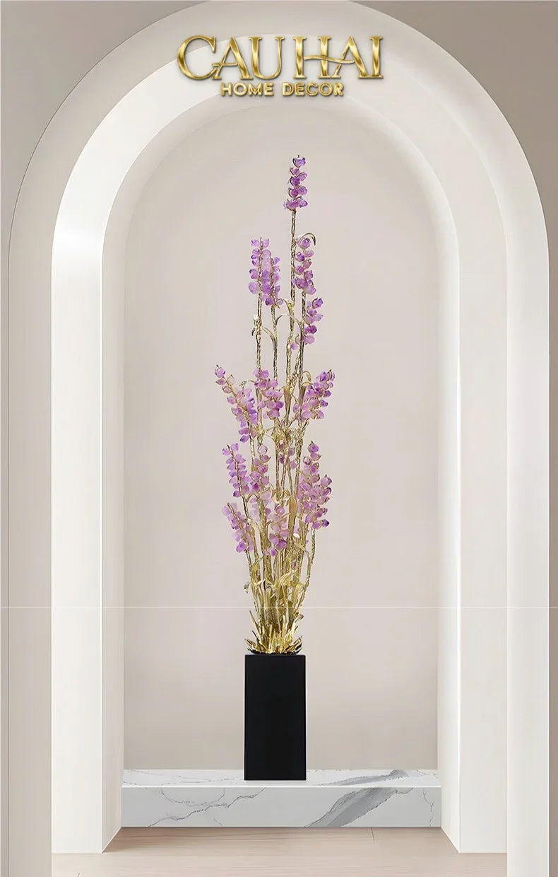 Maison Couture - Tượng Đồng Lúa Mì Brasson Épi Doré Amethyst Harvest House H100-CẬU HAI HOME DECOR