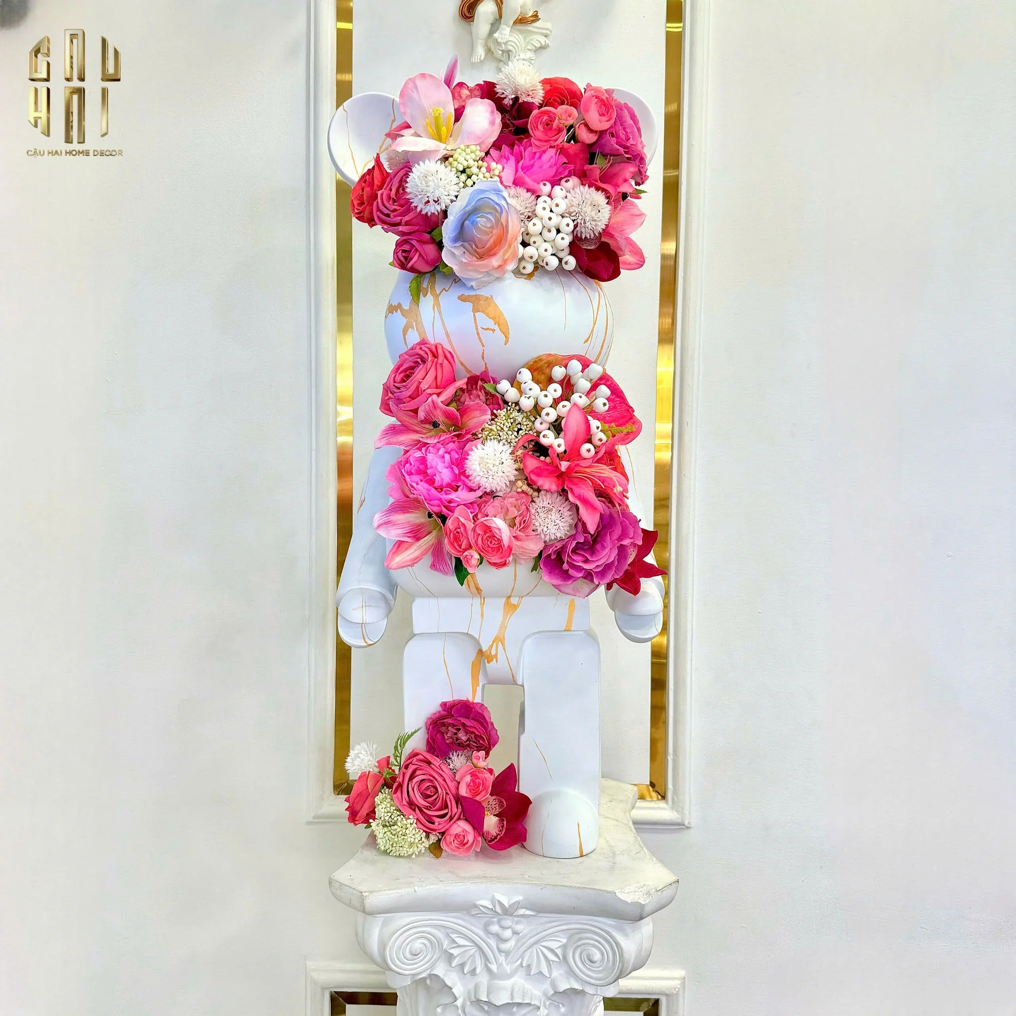 Maison Couture - Tượng Gấu B.Bear Jr 80 Le Fleur-CẬU HAI HOME DECOR