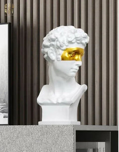 Maison Couture - Tượng Giuliano Masque Doré Spéciale Limitée 60Cm-CẬU HAI HOME DECOR