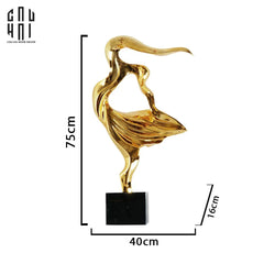 Maison Couture - Tượng Golden Ballet 75 Ss25-CẬU HAI HOME DECOR