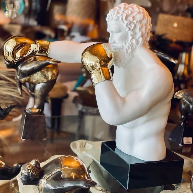 Maison Couture - Tượng Hercules Boxing 33x55x52-CẬU HAI HOME DECOR