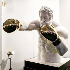 Maison Couture - Tượng Hercules Boxing 33x55x52-CẬU HAI HOME DECOR