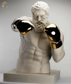 Maison Couture - Tượng Hercules Boxing 33x55x52-CẬU HAI HOME DECOR