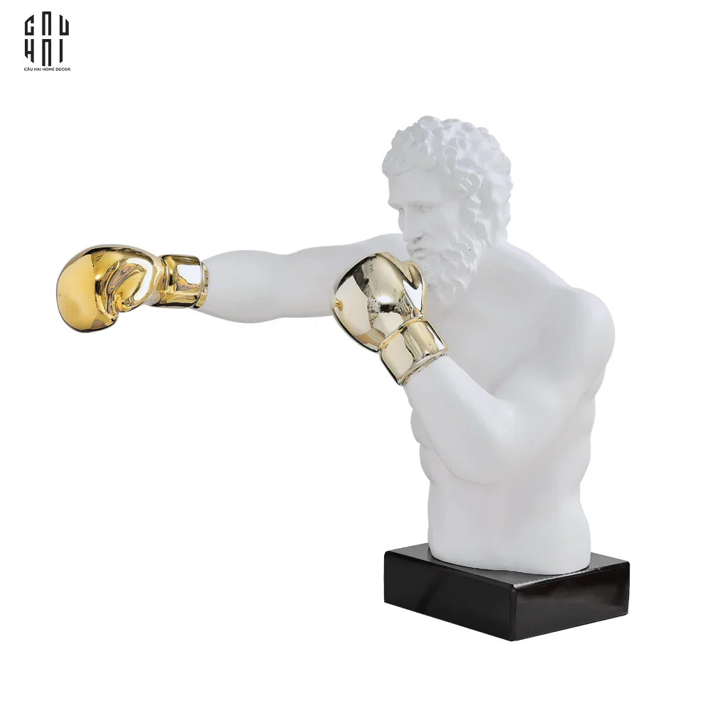 Maison Couture - Tượng Hercules Boxing 33x55x52-CẬU HAI HOME DECOR