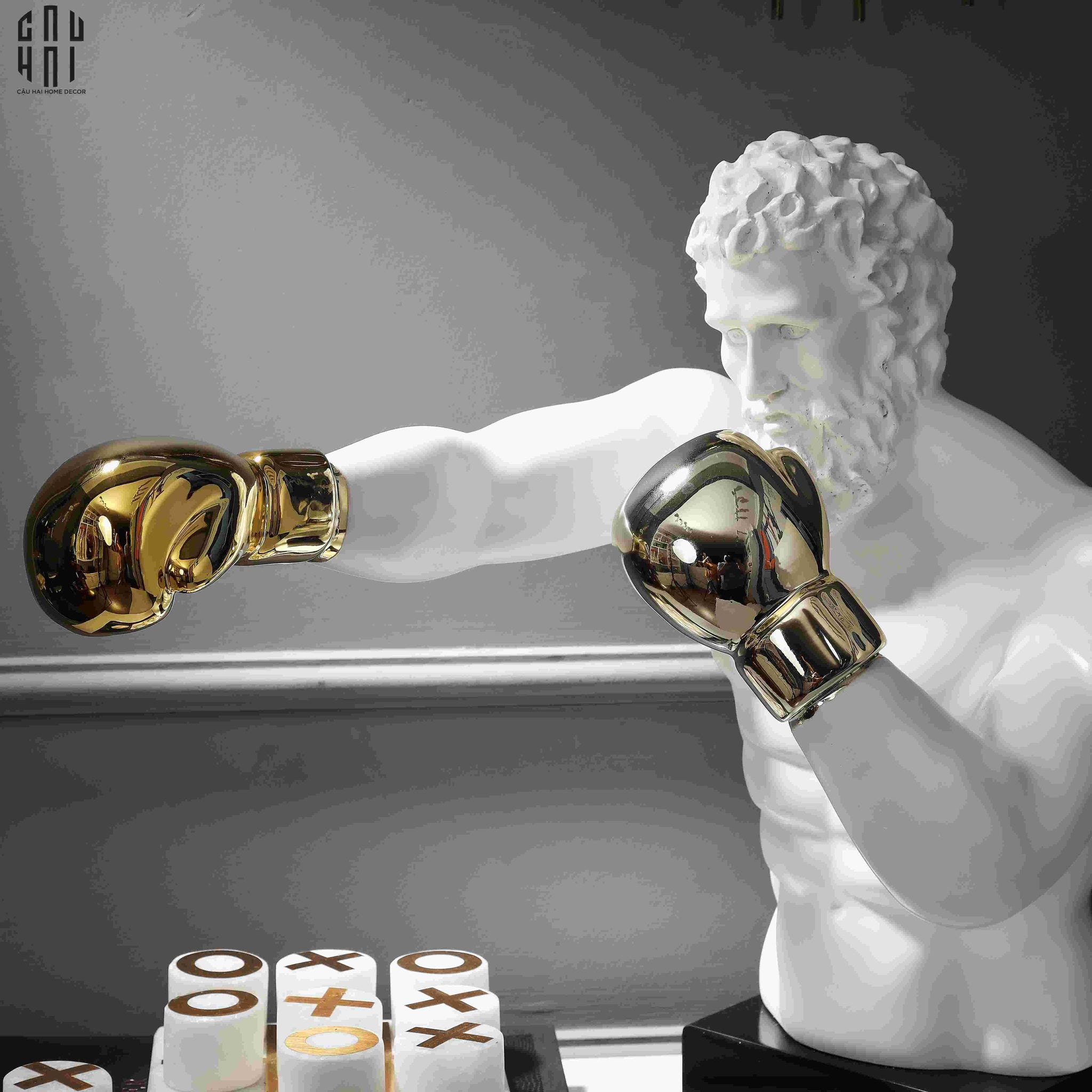 Maison Couture - Tượng Hercules Boxing 33x55x52-CẬU HAI HOME DECOR